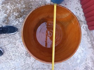 Lebrillo de barro