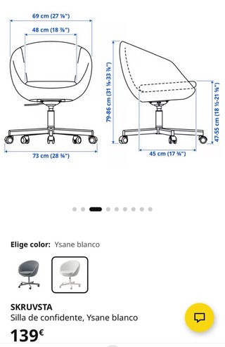 Silla Ikea SKruvsta