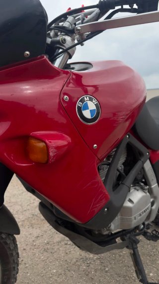 BMW F650 Adventure 1994 Roja