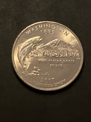 USA Quarter dollar 2007 Estado de Washington