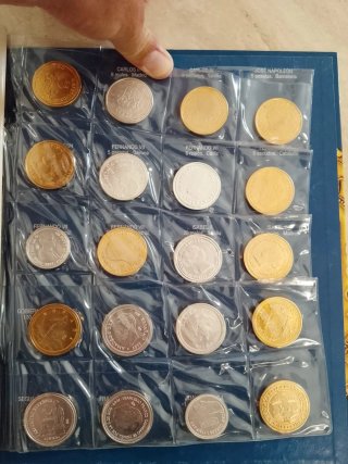 Colección monedas españolas del real a la peseta