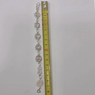 Pulsera Plata 925 7 Chakras