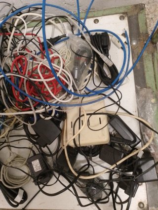 Lote cables, y adaptadores