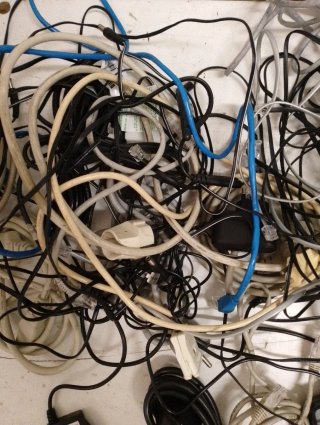 Lote cables, y adaptadores