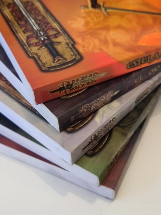 Novelas Dungeons & dragons. Rol. T H Lain.