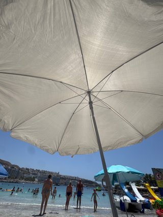 Sombrilla de playa grande