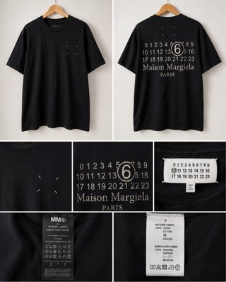 Camiseta Maison Margiela Negra Talla S
