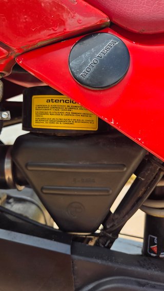 Puch Condor TS25 Roja y Dorada