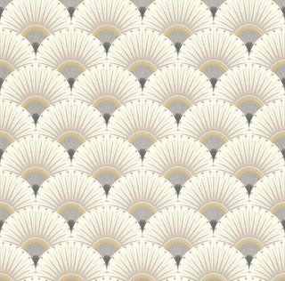 Papel pintado decorativo beige y dorado