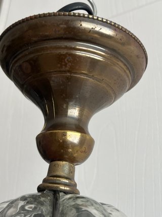 Lampada in vetro di Murano