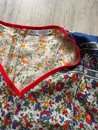 Vestido Zara Estampado Floral