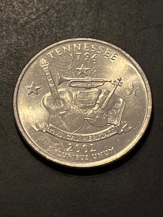 USA Quarter dollar 2002 Estado de Tennessee