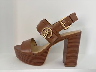 Sandalias Michael Kors Nuevas Marrones con Tacón