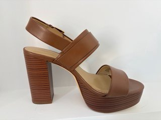 Sandalias Michael Kors Nuevas Marrones con Tacón