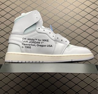 Nike Air Jordan 1 Off-White Beige/Bianco