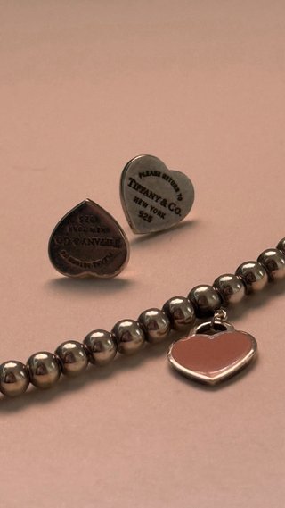 Pulsera y Pendientes Tiffany & Co. Corazón