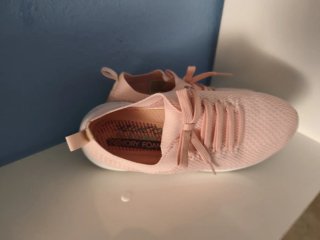 Zapatillas Skechers Rosa y Blancas