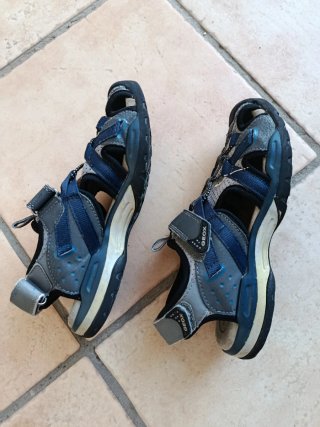 Sandalias Geox Niños Azul/Gris