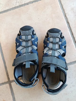 Sandalias Geox Niños Azul/Gris