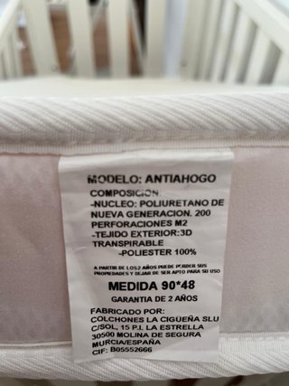Cuna colecho doco cotinfant colchón incluido