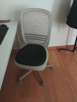 Silla de trabajo FLINTAN beige