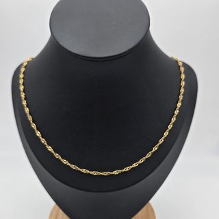 Cadena de oro de 18k. Singapour Peso 4.02 g.