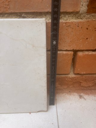 Azulejos blancos rectangulares