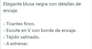 Blusa negra con encaje