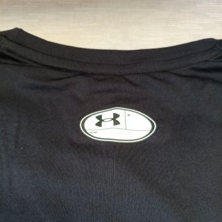Under Armour HG Armour Comp SS Hombre Negro