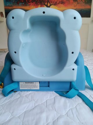 Asiento elevador Chicco azul y verde