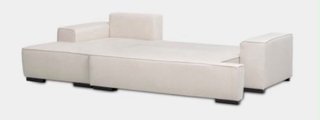 Sofá Cama Klast Tela Madera Beige