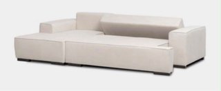 Sofá Cama Klast Tela Madera Beige