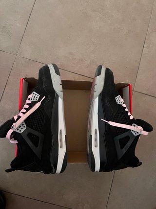 Jordan 4 Negro Rosa