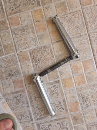 Bielas BMX Cromadas