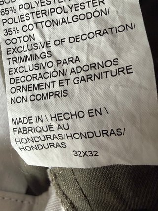 Pantalón Dickies Caballero 32x32 Verde Oliva