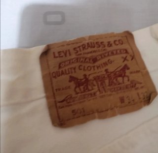 Pantalón Levi's 501 Vintage Blanco