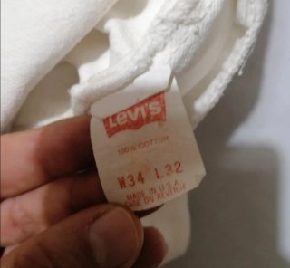 Pantalón Levi's 501 Vintage Blanco
