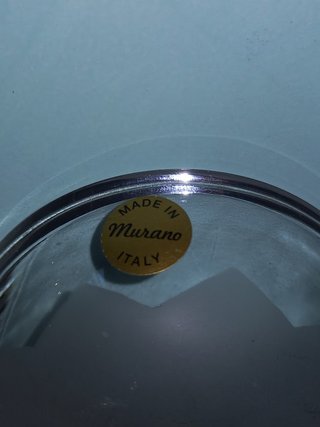 Murano Fermacarte Maschere Vetro Vintage