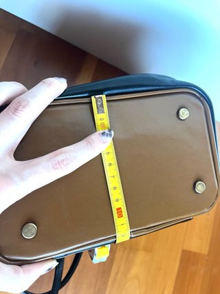 Bolso marrón/negro vintage y2k