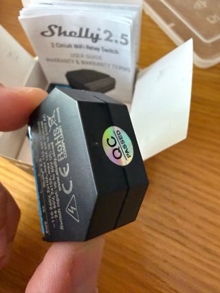 Pack 2 Shelly 2.5 WiFi Relay Switch persianas