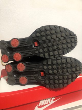 Nike Shox R4 Zapatillas deporte Negras Rojas n. 38