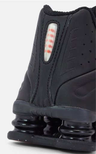 Nike Shox R4 Zapatillas deporte Negras Rojas n. 38