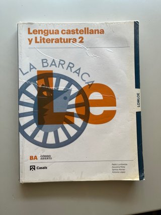 Lengua castellana y literatura 2, Le Bachillerato