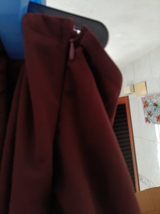 Falda tul chocolate picos talla XXL