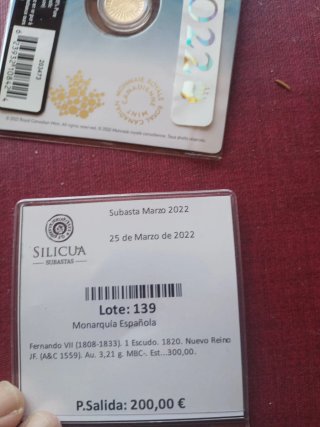 Moneda de Oro Antigua