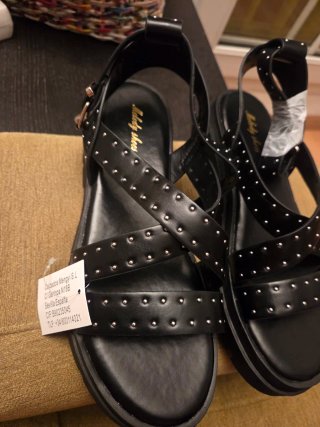 Sandalias Plataforma Tachuelas Talla 41
