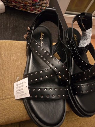 Sandalias Plataforma Tachuelas Talla 41