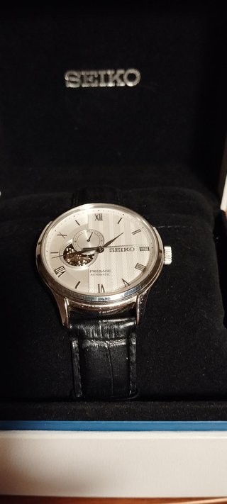 Reloj Seiko Presage Jardín Japonés Blanco