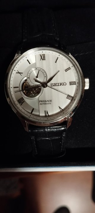 Reloj Seiko Presage Jardín Japonés Blanco