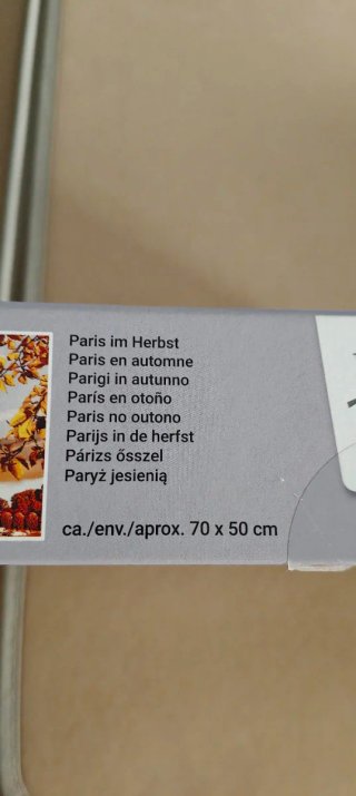 Puzzle 1000 piezas París Otoño Torre Eiffel
